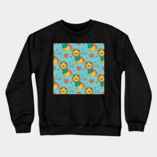 Lion superhero Crewneck Sweatshirt